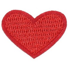 의류 리폼 하트 열접착식 스티커 자수 와펜 10p 세트 E189, 1개