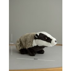 동물인형 봉제인형 귀여운 사슴 늑대 올빼미 애착인형 선물용 인테리어 장식품 75자, 1개, 헤드 박쥐 사이즈 참조, 1cm