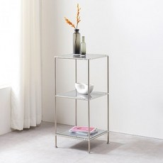 가구산책 모듈 2x1 선반 테이블 RT103, 화이트