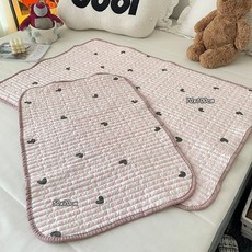 保潔墊 可水洗 防尿墊 防水床墊 經期墊 防水尿布墊 女生姨媽生理墊 月經墊 防水墊 姨媽墊 隔尿墊, 玉桂醬,50x70cm(防水防漏款), 1個