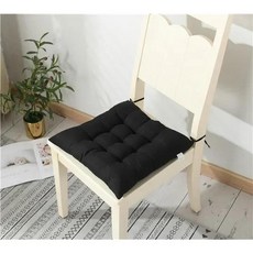 사각형 두꺼운 의자 쿠션 식당 안뜰 사무실 실내 정원 소파 엉덩이 40x40cm 4, 3. black.4PCS