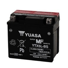 湯淺電池 YTX5L-BS 機車電池 通用GTX5L-BS 5號電瓶 電動車電瓶 現貨秒出, 1個, YTX5L-BS(未入液 未充電), 5W-50, 1L