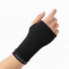 국산 프로모릭스 펀더멘탈 손목보호대 2개입 엄지형 아대 압박밴드, 블랙, 2개