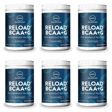 엠알엠 리로드 BCAA+G 포스트 웍아웃 리커버리 아일랜드 퓨전 330g, 성인남녀공용, 6개