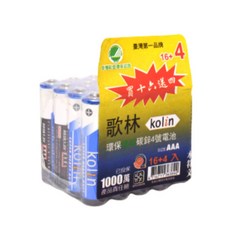 Kolin 歌林 碳鋅電池 4號 AAA 1.5V (16+4入), 詳見包裝, 詳見包裝, 4號歌林碳鋅電池(買16送4)