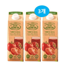 돈시몬 착즙 토마토 주스/과일 주스, 1L, 1개