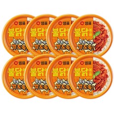샘표 불닭볶음, 80g, 8개