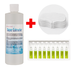 [미국수입] 슈퍼엑스로션 350ml+엑스로션 전용솜 50매+모공앰플 10바이알 보떼 크리스티에 슈퍼익스트랙터 피지연화제 Beaute Christie Super Extractor, 350ml, 1개