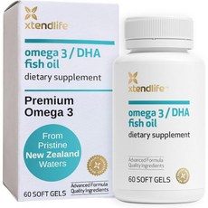Xtendlife Omega 3 DHA Fish Oil - 1100mg with 700mg DHA and 300mg EPA - Omega 3 6 9 Supplement for, Omega 3/DHA, 1개