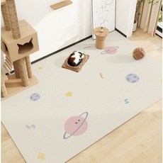 위드앤미 강아지 미끄럼방지 방수 매트, 1개, 우주행성