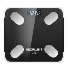 智能體重計 充電款 APP藍芽連接 繁體版 體脂計 體重機 電子體重計 電子體重秤 體重秤 體脂計 減肥, 充電款-亮黑, 1個, 單一商品