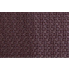 Wintop 인조 가죽 플레이스 매트 30.5 x 44.1cm(12 x 17.5인치) 6개 세트 크로커다일 그레이, 초콜릿