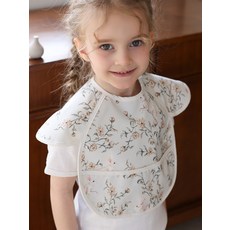 DFMEI 寶寶幼兒園吃飯圍兜嬰兒輔食無袖罩衣四季防水防髒兒童飯兜反穿衣