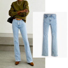 리바이스 여성 청바지 부츠컷 725 하이라이즈 18759-0124