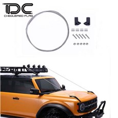 T4 BRONCO 용 액세서리 92056 4 82076 키트 1/10 RC 자동차 차량 업그레이드 부품 시뮬레이션 보호 갑옷 장식, DJ 0944, 1개