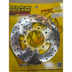 RRGS 浮動式白鐵煞車盤 GTR AERO.RAY專用 200mm浮動碟盤, 1個, 金色