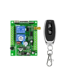 433mhz RF 220V 전기 도어/커튼 커튼/셔터는 정방향 및 역방향 모터용 무선 라디오 원격 제어 스위치를 제한, [03] 433mhz