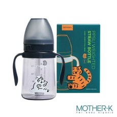 MOTHER-K MuzikTiger 聯名 PPSU 學飲吸吸杯 (2款可選), 夜幕藍,200ml, 1個