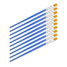 평필붓 납작 붓 브러쉬 미술 다용도, 10개, 7mm