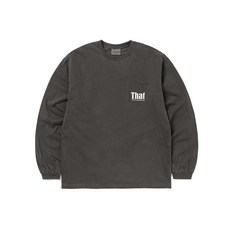 THISISNEVERTHAT That Pocket L/S Tee Charcoal