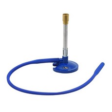 EISCO 분젠 버너 및 네오프렌 호스 LPG - 다이캐스트 아연 합금 베이스 화염 안정제 - LPG부탄 가스에 적합 - 2피트 길이 튜브, EISCO 분젠 버너 및 네오프렌 호스 LPG - 다이