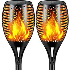 영파워 대형 태양광 토치 조명 깜빡이는 불꽃 43인치 높이 (6), 2