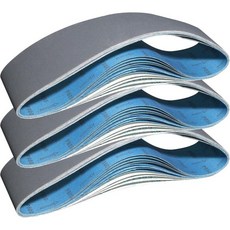 벨트사포 페파 연삭기 빼빠 15팩 1-1/2 x 30인치 샌딩 벨트 초미세 그릿 실리콘 카바이드 칼 연마 목공용 600 800 1000 샌더 각 5개씩, 4x36 inch