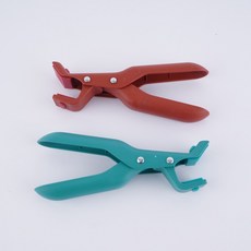 샘스 그릇 냄비 오븐 집게 그립 트레이 손잡이 전자렌지 집게 내열 편수냄비 집개 식당 업소용뚝배기집게 뜨거운거잡는냄비집게, 레드