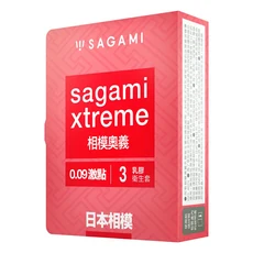 SAGAMI 相模奧義 0.09 激貼乳膠衛生套, 1個, 3個裝