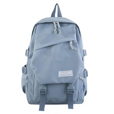 JOEKI韓版大容量書包【PJ0083】多層分類防水耐髒學生背包, 藍色款