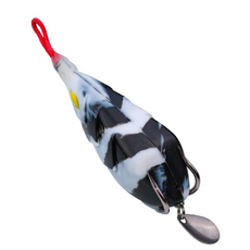 피싱 맥스 용린 프로그루어 튜닝 개구리 배스 가물치 낚시 6cm 13g, 블랙, 1개