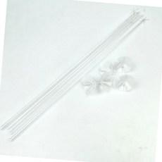 파티 행사 장식 투명 풍선 고정 연결 막대 스틱 세트 생일 이벤트 축하 행사, 1개, 상세페이지 참조