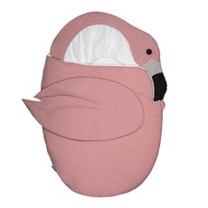 『BabyBites』西班牙鯊魚咬一口 嬰幼兒睡袋-紅鶴造型 防踢被 / 寶寶棉被 / 睡袋