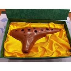 TNG 12孔紫砂陶笛 SG調 附錦盒束口袋, 詳見包裝, 詳見包裝, 詳見包裝