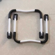 접이식 테이블 다리 부품 식탁 책상용 화이트 미니 탁자 블랙 (강화형)+나사못