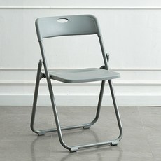 접이식 의자 등받이 접는 강당 원형 사무실 낮은 카페, 1인용, 정교하고 두껍고 강화된 올그레이