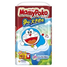 unicharm 嬌聯 男女通用 滿意寶寶褲型 哆啦A夢 4-9kg S號 褲型 52片