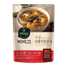 CJ 비비고 사골시래기 된장국 즉석국 간편식, 460g, 1개