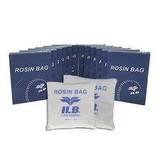 아이엘비 야구 타자용 로진백 송진가루 화이트 1타스 12개