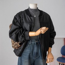 안나앤플러스 () A. 세란 4온스 레더 블루종[자켓D0911S01] 빅사이즈