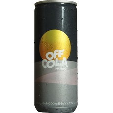 OFF COLA 릴렉제이션 음료 GABA 수면 pm9:00 250ml 캔 30개 크래프트 콜라, 1개