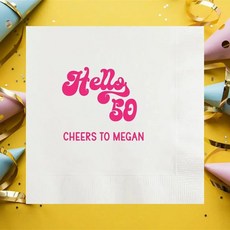 안녕하세요 건배 생일 축하 칵테일 냅킨 파티 주년 빈티지, 1개, 1개, 23. Custom style 33 A. 20pcs