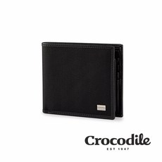 Crocodile 男生短夾 雙鈔10卡 中翻子夾