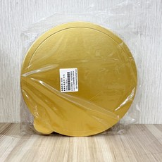 (柚子烘焙食品)金色 蛋糕紙托 蛋糕底托 6吋/8吋 有耳 蛋糕金盤 圓形 50入 蛋糕盤 生日蛋糕硬紙墊 底托 紙托, 1個, 8吋_20公分 50入