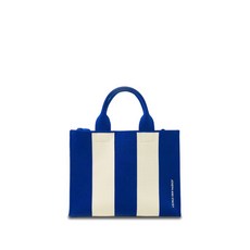 국내 정품 조셉앤스테이시 LPK Lattice Knit Tote Bag M Stripe Ivory on Blue (0JSO5TT40701F)