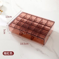 首飾收納盒耳環項鍊耳釘耳飾新款抽屜亞克力盒子, 如圖, 1個