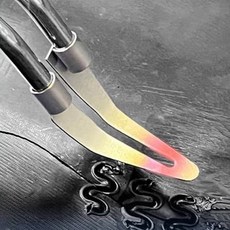 플랫 헤드 플라스틱 용접 총 액세서리 스무딩 장치 전기 납땜 인두 자동차 범퍼 수리 액세서리 도구, 02 A, 1개