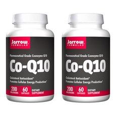 Jarrow FORMULAS 賈羅公式 輔梅Q10素食膠囊 200mg, 60顆, 2罐