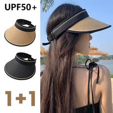 르비올레 1+1 자외선 차단 썬캡 여성 라탄 여름모자