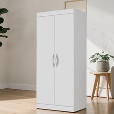 국내제작 직접배송 이느낌 넓이 810mm 키높이 1880mm 긴문장 장롱 이불장 양복장 옷장 장농 싱글장, 화이트